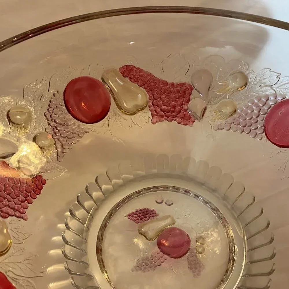 Westmoreland Glass Della Robbia Fruit Bowl Vintage EUC - Picture 13 of 14